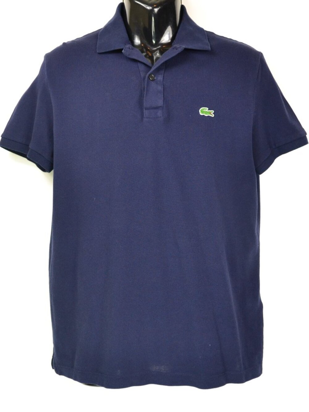 Lacoste Men's Size L Navy Classic Fit Casual Polo Shirt